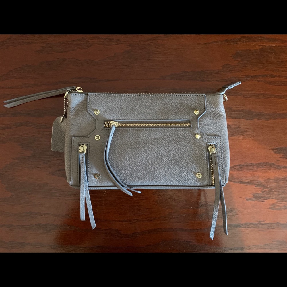 Mini leather clutch
